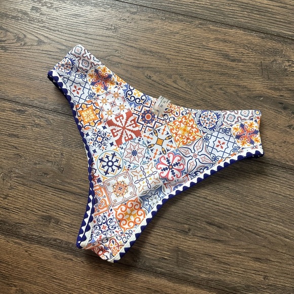 Colorful Patterned Bikini Bottom - Picture 1 of 2